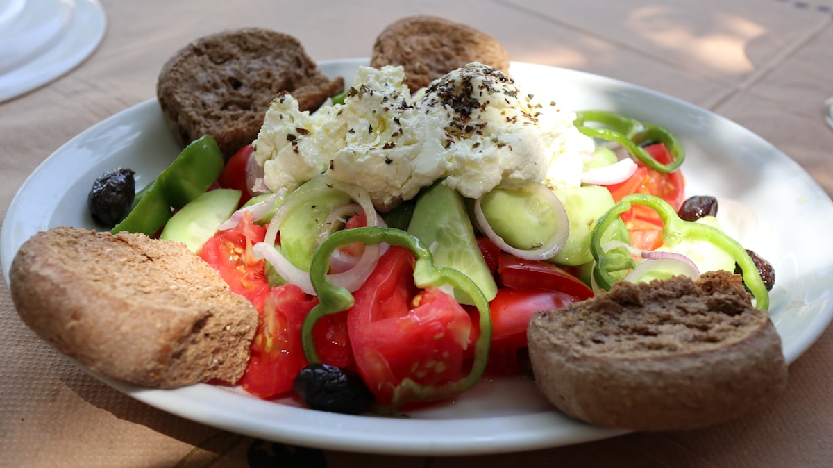 Fresh Mediterranean pasta preparation